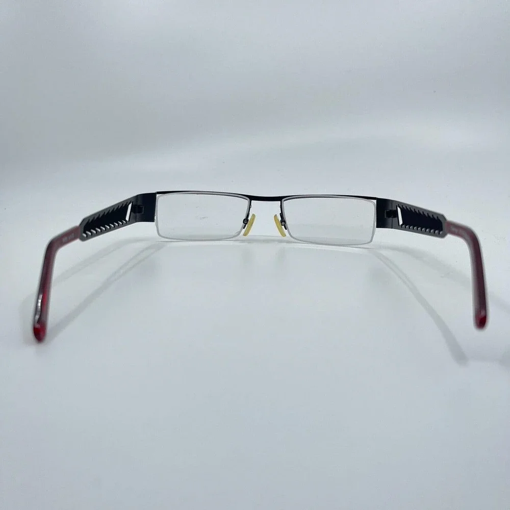 Schubach‎ Originals Eyeglasses Frames High Roller Black Red 51-18-130 H6898